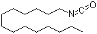 十四烷基异氰酸酯分子结构 (CAS 4877-14-9)
