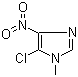 CAS # 4897-25-0, 5-Chloro-1-methyl-4-nitroimidazole, 5-Chloro-1-methyl-4-nitro-1H-imidazole