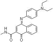 CAS 登录号：4899-82-5, 4-[[4-(二乙氨基)苯基]亚氨基]-1,4-二氢-N-甲基-1-氧代-2-萘甲酰胺