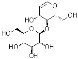 CAS 登录号：490-51-7, 纤维二糖烯