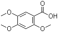 2,4,5-三甲氧基苯甲酸分子结构 (CAS 490-64-2)