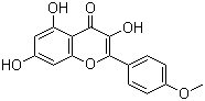 CAS # 491-54-3, 3,5,7-Trihydroxy-2-(4-methoxyphenyl)-4H-1-benzopyran-4-one