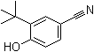 structure of CAS# 4910-04-7, 3-tert-Butyl-4-hydroxybenzonitrile