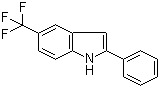 CAS 登录号：491601-38-8, 2-苯基-5-(三氟甲基)-1H-吲哚