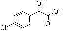 structure of CAS# 492-86-4, 对氯扁桃酸