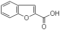 structure of CAS# 496-41-3, 苯并呋喃-2-羧酸