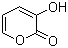 structure of CAS# 496-64-0, 3-羟基-2-吡喃酮