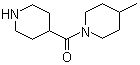 structure of CAS# 496057-63-7, 4-甲基-1-(4-哌啶基羰基)哌啶