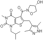 AR-C 155858分子结构 (CAS 496791-37-8)