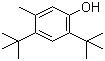 CAS 登录号：497-39-2, 4,6-二叔丁基间甲酚, 4,6-二叔丁基-3-甲基苯酚, 2,4-双(1,1-二甲基乙基)-5-甲基苯酚, 2,4-二叔丁基-5-甲基苯酚, 2,4-二叔丁基-5-羟基甲苯
