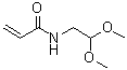 CAS # 49707-23-5, (2,2-Dimethoxyethyl)acrylamide, Acrylamidoacetaldehyde dimethyl acetal, N-Acryloylaminoacetaldehyde dimethyl acetal