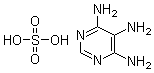 structure of CAS# 49721-45-1, 4,5,6-三氨基嘧啶硫酸盐