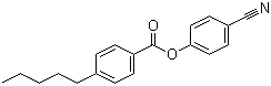 structure of CAS# 49763-64-6, 4-戊基苯甲酸 4-氰基苯酯