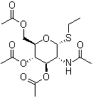 CAS # 49810-41-5, Ethyl 2-(acetylamino)-2-deoxy-1-thio-alpha-D-glucopyranoside 3,4,6-triacetate