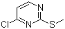 structure of CAS# 49844-90-8, 4-Chloro-2-methylthiopyrimidine