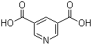 structure of CAS# 499-81-0, 3,5-吡啶二甲酸