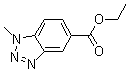 structure of CAS# 499785-52-3, 1-甲基-1H-苯并三氮唑-5-羧酸乙酯