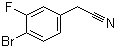 structure of CAS# 499983-13-0, 4-溴-3-氟苯乙腈