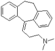 CAS 登录号：50-48-6, 阿米替林, 3-(10,11-二氢-5H-二苯并[a,d]环庚烯-5-亚基)-N,N-二甲基-1-丙胺