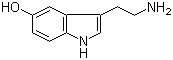 CAS 登录号：50-67-9, 5-羟基色胺, 3-(2-氨基乙基)吲哚-5-醇