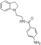 CAS 登录号：50-68-0, 4-氨基-N-[2-(2,3-二氢-1H-吲哚-1-基)乙基]苯甲酰胺
