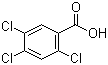 structure of CAS# 50-82-8, 2,4,5-三氯苯甲酸