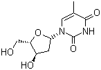 structure of CAS# 50-89-5, beta-胸苷