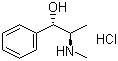 structure of CAS# 50-98-6, Ephedrine hydrochloride