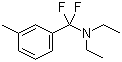 structure of CAS# 500131-50-0, N,N-二乙基-alpha,alpha-二氟-3-甲基苄胺