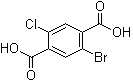 structure of CAS# 500550-60-7, 2-溴-5-氯-1,4-苯二甲酸