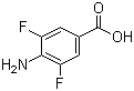 structure of CAS# 500577-99-1, 4-氨基-3,5-二氟苯甲酸