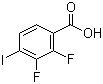 CAS 登录号：501433-05-2, 2,3-二氟-4-碘苯甲酸