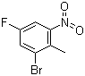 structure of CAS# 502496-33-5, 2-溴-4-氟-6-硝基甲苯