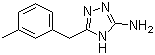 CAS 登录号：502685-82-7, 5-(3-甲基苄基)-4H-1,2,4-三唑-3-胺