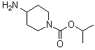 structure of CAS# 502931-34-2, 4-氨基-1-哌啶羧酸异丙酯