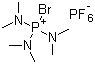 structure of CAS# 50296-37-2, Bromotris(dimethylamino)phosphonium hexafluorophosphate