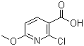 structure of CAS# 503000-87-1, 2-氯-6-甲氧基烟酸