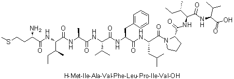 CAS 登录号：503054-60-2, L-蛋氨酰-L-异亮氨酰-L-丙氨酰-L-缬氨酰-L-苯丙氨酰-L-亮氨酰-L-脯氨酰-L-异亮氨酰-L-缬氨酸