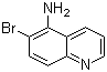 structure of CAS# 50358-39-9, 5-氨基-6-溴喹啉