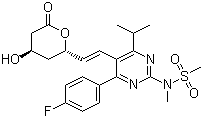 structure of CAS# 503610-43-3, 瑞舒伐他汀-5S-内酯