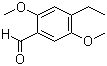 structure of CAS# 50505-61-8, 2,5-Dimethoxy-4-ethylbenzaldehyde