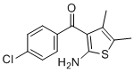 CAS 登录号：50508-66-2, 2-氨基-3-(4-氯苯甲酰基)-4,5-二甲基噻吩