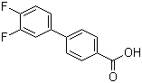 structure of CAS# 505082-81-5, 3',4'-Difluorobiphenyl-4-carboxylic acid