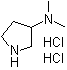structure of CAS# 50534-42-4, N,N-二甲基-3-吡咯烷胺二盐酸盐