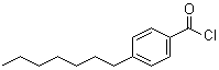 structure of CAS# 50606-96-7, 4-庚基苯甲酰氯