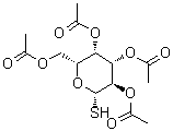 structure of CAS# 50615-66-2, 2,3,4,6-Tetra-O-acetyl-1-thio-beta-D-galactopyranose