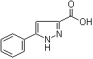 structure of CAS# 5071-61-4, 5-苯基吡唑-3-羧酸