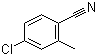 structure of CAS# 50712-68-0, 2-甲基-4-氯苯腈