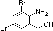 structure of CAS# 50739-76-9, 2-氨基-3,5-二溴苄醇