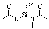 CAS 登录号：50791-87-2, 甲基乙烯基二-(N-甲基乙酰氨基)硅烷